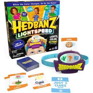 Spin Master Games Hedbanz Lightspeed Board Game